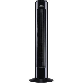 Jocca Ventilador de Torre con Mando a Distancia 50W | 3 Modos de Viento | 3 Velocidades | Oscilación 75º | Temporizador 7.5H |