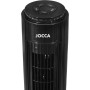 Jocca Ventilador de Torre con Mando a Distancia 50W | 3 Modos de Viento | 3 Velocidades | Oscilación 75º | Temporizador 7.5H |