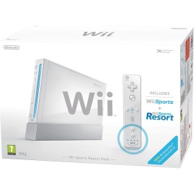 Nintendo Wii Sports Resort Pack - juegos de PC (512 MB, SD, 802.11b, 802.11g, AV) Color blanco