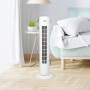 Jocca Ventilador de Torre con Mando a Distancia 50W | 3 Modos de Viento | 3 Velocidades | Oscilación 75º | Temporizador 7.5H |