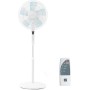 Grunkel Ventilador de pie 16" programable con 3 velocidades FAN-B16ECOTIMER y 60W de potencia con altura regulable de hasta