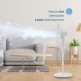 Grunkel Ventilador de pie 16" programable con 3 velocidades FAN-B16ECOTIMER y 60W de potencia con altura regulable de hasta