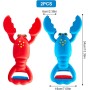 Digger de Arena de Langosta, 2 Piezas de Langosta de Langosta Juguetes para cavar, Juguetes de Playa para niños, Juguetes de