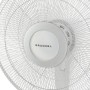 Grunkel Ventilador de pie 16" programable con 3 velocidades FAN-B16ECOTIMER y 60W de potencia con altura regulable de hasta