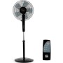 Grunkel Ventilador de pie 16" programable con 3 velocidades FAN-B16ECOTIMER y 60W de potencia con altura regulable de hasta