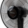 Grunkel Ventilador de pie 16" programable con 3 velocidades FAN-B16ECOTIMER y 60W de potencia con altura regulable de hasta