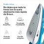 Braun FreeStyle 3 FI3144BL, Plancha de Vapor con Tecnología FreeGlide 3D, Suela SuperCeramic, Ultimate FastClean, Apagado