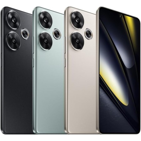 Xiaomi Poco F6 5G Mobile, Negro (8 GB de RAM + 256 GB) | Snapdragon 8s Gen 3 | Pantalla AMOLED de 120 Hz de 6,67 Pulgadas |