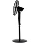 Grunkel Ventilador de pie 16" programable con 3 velocidades FAN-B16ECOTIMER y 60W de potencia con altura regulable de hasta