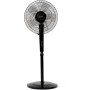 Grunkel Ventilador de pie 16" programable con 3 velocidades FAN-B16ECOTIMER y 60W de potencia con altura regulable de hasta