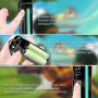 AUFGLO Retro Wii Controller 2 Pack Wii u Remote mit Silikongehäuse und Handgelenksgurt (Rot + Hellblau)