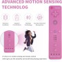 TechKen 2 Piezas Controller para Wii con Nunchuck,Mando Wii Motion Plus Integrado con Nunchuk Controller Funda de Silicona