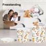 Clastyle Cestos Almacenaje Infantil Alfabeto Cesta Ropa Sucia Plegable para Habitación Infantil Dormitorio Cajas de Almacenaje