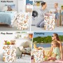 Clastyle Cestos Almacenaje Infantil Alfabeto Cesta Ropa Sucia Plegable para Habitación Infantil Dormitorio Cajas de Almacenaje