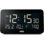 Braun Reloj Despertador Digital Fecha, Mes y Temperatura en Pantalla, Pantalla LCD Negativa, Ajuste rápido, Alarma de pitido