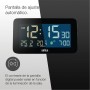 Braun Reloj Despertador Digital Fecha, Mes y Temperatura en Pantalla, Pantalla LCD Negativa, Ajuste rápido, Alarma de pitido