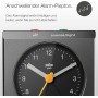 Braun Reloj Despertador de Viaje analógico clásico función Snooze, diseño Vintage, tamaño Compacto, Movimiento de Cuarzo