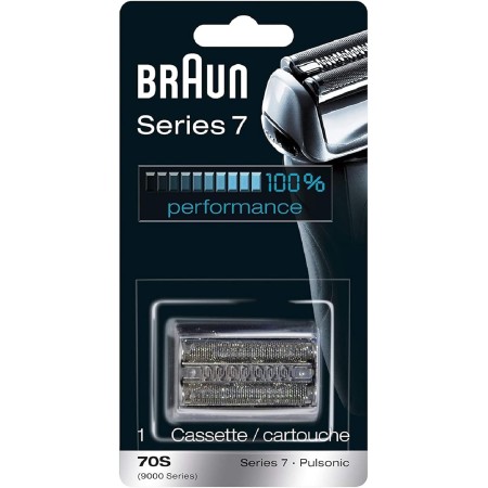 Braun - Combi-pack 70S - Láminas de recambio + portacuchillas para afeitadoras Series 7 y Pulsonic