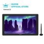 HUION-tableta gráfica Kamvas 22, dispositivo con bolígrafo, pantalla a