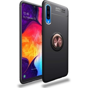 SORAKA Funda para Samsung Galaxy A50 con Anillo Funda TPU Suave Funda Samsung Galaxy A30s con Placa de Metal para Soporte