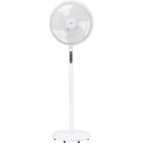 JATA JVVP3062 - Ventilador de Pie. Ventilador Oscilante con Mando. 50 W. 3 Aspas de 40 cm de diámetro. 3 Velocidades. Altura
