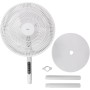 JATA JVVP3062 - Ventilador de Pie. Ventilador Oscilante con Mando. 50 W. 3 Aspas de 40 cm de diámetro. 3 Velocidades. Altura