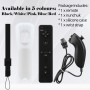 OSTENT El sensor de movimiento del mando a distancia con cable Nunchuck + Combo compatible para la consola Nintendo Wii Color