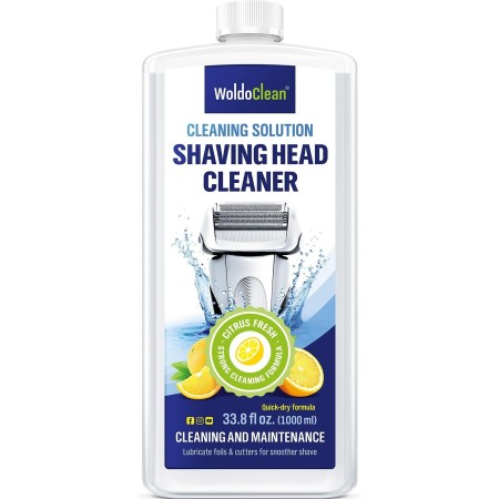 Limpiador de cabezales de afeitado - Recarga para cartuchos de limpieza compatible con Braun Clean & Renew, hasta 5 usos