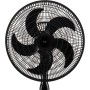 JATA JVVP3063 - Ventilador de Pie. Ventilador Oscilante con Mando. 50 W. 5 Aspas de 40 cm de diámetro. 3 Velocidades. Altura