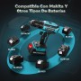 Taladro Atornillador Batería con 2 Baterías, 20V Taladro Bateria par Máximo de 42Nm, Taladro Inalámbrico de 2 Velocidades, Apto