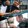 Taladro Atornillador Batería con 2 Baterías, 20V Taladro Bateria par Máximo de 42Nm, Taladro Inalámbrico de 2 Velocidades, Apto