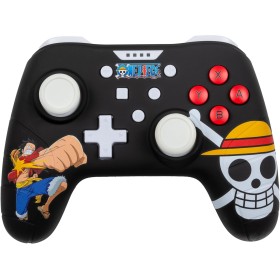Konix Mando One Piece con cable para Nintendo Switch, Switch OLED y PC, función de vibración, cable de 3 m, diseño Luffy, color