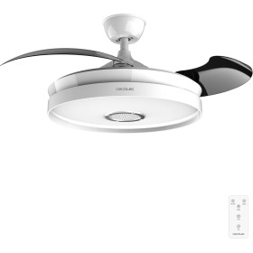 Cecotec Ventilador de Techo con Luz LED y Altavoz Energysilence Aero 4360 Invisible Sound. 35W, Altavoz Bluetooth, 6