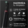 Oral-B Pro 3 3000 Cepillo de Dientes Eléctrico con Mango Recargable y 2 Cabezales, Diseñado Por Braun - Blanco y Negro