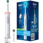 Oral-B Pro 3 3000 Cepillo de Dientes Eléctrico con Mango Recargable y 2 Cabezales, Diseñado Por Braun - Blanco y Negro