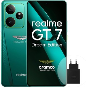realme GT7 5G Smartphone,16+512GB,Aston Martin Green,Batería 7000 mAh,Carga 120W,Procesador Dimensity 9400e,IMX906 50MP