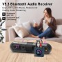 YMOO Receptor Bluetooth 5.3 HiFi Audio con RCA y 3,5mm Jack, Adaptador Bluetooth para Equipo de Música/Amplificador/Altavoz, 30M