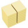 ZCZN Notas adhesivas 51 x 38 mm, Posits en 6 colores neón, Sticky Notes, Notas adhesivas autoadhesivas 100 hojas/bloque, 12