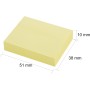 ZCZN Notas adhesivas 51 x 38 mm, Posits en 6 colores neón, Sticky Notes, Notas adhesivas autoadhesivas 100 hojas/bloque, 12