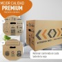 MARCPRINT Pack 10 Cajas Mudanza + Malla - Cajas Carton Mudanza (43x30x25cm) Reforzadas y Resistentes - Cajas de Cartonn