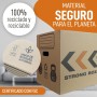 MARCPRINT Pack 10 Cajas Mudanza + Malla - Cajas Carton Mudanza (43x30x25cm) Reforzadas y Resistentes - Cajas de Cartonn