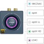 YMOO Receptor Bluetooth 5.3 HiFi Audio con RCA y 3,5mm Jack, Adaptador Bluetooth para Equipo de Música/Amplificador/Altavoz, 30M