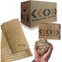MARCPRINT Pack 10 Cajas Mudanza + Malla - Cajas Carton Mudanza (43x30x25cm) Reforzadas y Resistentes - Cajas de Cartonn
