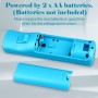 OSTENT El sensor de movimiento del mando a distancia con cable Nunchuck + Combo compatible para la consola Nintendo Wii Color