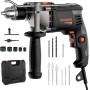 DOVAMAN Taladro Percutor con Cable de 850W y Portabrocas Metálico de 13mm – Velocidad Variable 0–3000 RPM – Para Hormigón,