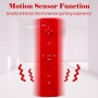 OSTENT Control remoto con sensor de movimiento + Nunchuck con cable Combo compatible con consola Nintendo Wii Color rojo