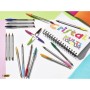 BIC Cristal Fun bolígrafos Punta Ancha (1,6 mm) – Turquesa, Caja de 20 unidades
