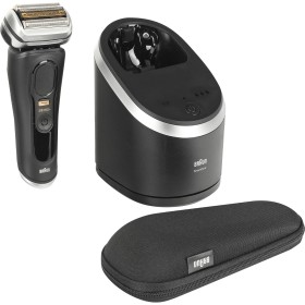 Braun Series 9 Pro+ - Afeitadora eléctrica para hombre, con 5 elementos de afeitar, cortapelos largos ProTrimmer y estación de