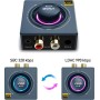 YMOO Receptor Bluetooth 5.3 HiFi Audio con RCA y 3,5mm Jack, Adaptador Bluetooth para Equipo de Música/Amplificador/Altavoz, 30M