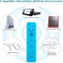OSTENT Control remoto con sensor de movimiento + Nunchuck con cable Combo compatible con consola Nintendo Wii Color rojo